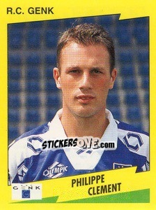 Sticker Philippe Clement - Football Belgium 1997-1998 - Panini