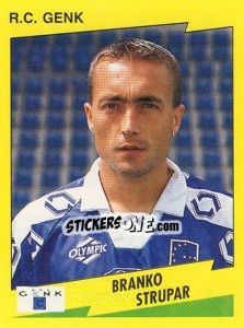 Sticker Branko Strupar - Football Belgium 1997-1998 - Panini