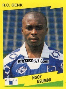 Sticker Ngoy Nsumbu - Football Belgium 1997-1998 n. 136 - Panini