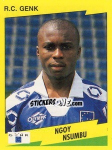 Figurina Ngoy Nsumbu - Football Belgium 1997-1998 - Panini