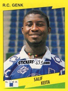 Figurina Salif Keita - Football Belgium 1997-1998 - Panini