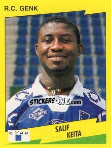Sticker Salif Keita - Football Belgium 1997-1998 n. 139 - Panini