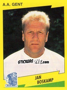 Sticker Jan Boskamp (entraineur) - Football Belgium 1997-1998 n. 143 - Panini