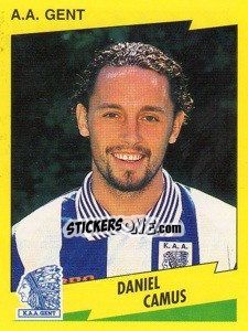 Sticker Daniel Camus - Football Belgium 1997-1998 - Panini