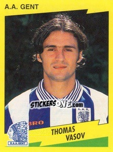 Figurina Thomas Vasov - Football Belgium 1997-1998 - Panini