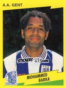 Cromo Mohammed Barka - Football Belgium 1997-1998 n. 155 - Panini