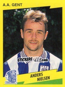 Sticker Anders Nielsen - Football Belgium 1997-1998 - Panini
