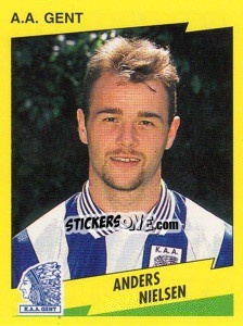 Sticker Anders Nielsen - Football Belgium 1997-1998 n. 156 - Panini