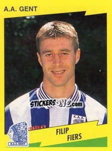 Figurina Flip Fiers - Football Belgium 1997-1998 n. 158 - Panini