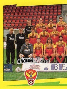 Sticker Equipe - Football Belgium 1997-1998 - Panini