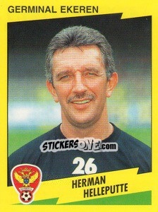 Figurina Herman Helleputte (entraineur) - Football Belgium 1997-1998 - Panini