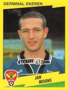 Sticker Jan Moons - Football Belgium 1997-1998 - Panini