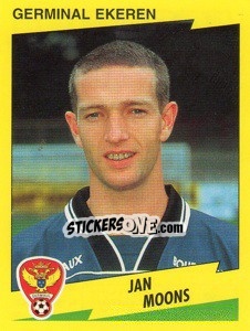 Sticker Jan Moons - Football Belgium 1997-1998 n. 163 - Panini