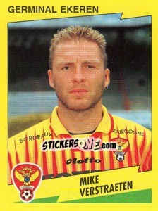 Sticker Mike Verstraeten - Football Belgium 1997-1998 - Panini