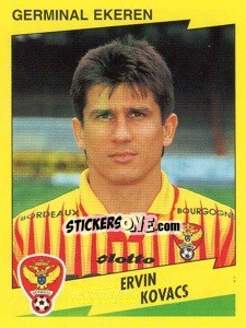 Sticker Ervin Kovacs - Football Belgium 1997-1998 n. 168 - Panini