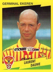 Figurina Laurent Dauwe - Football Belgium 1997-1998 - Panini