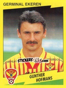 Sticker Gunther Hofmans - Football Belgium 1997-1998 n. 172 - Panini