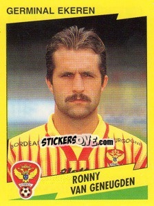 Cromo Ronny Van Geneugden - Football Belgium 1997-1998 - Panini