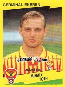 Sticker Mihaly Toth - Football Belgium 1997-1998 - Panini