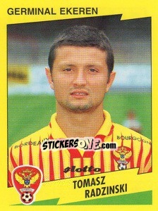 Sticker Tomasz Radzinski - Football Belgium 1997-1998 - Panini