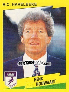Figurina Henk Houwaart (entraineur) - Football Belgium 1997-1998 - Panini