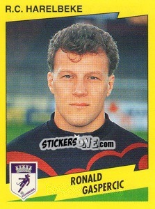 Sticker Ronald Gaspercic - Football Belgium 1997-1998 - Panini