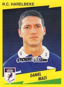 Figurina Daniel Maes - Football Belgium 1997-1998 - Panini