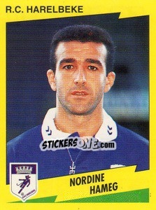 Figurina Nordine Hameg - Football Belgium 1997-1998 n. 184 - Panini