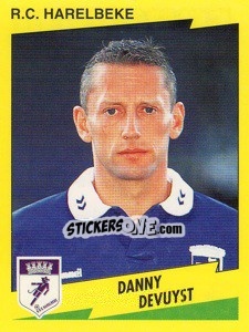Cromo Danny Devuyst - Football Belgium 1997-1998 - Panini