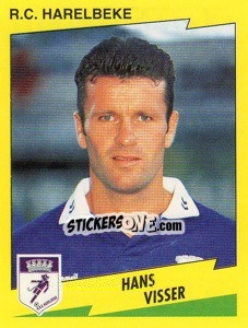 Cromo Hans Visser - Football Belgium 1997-1998 - Panini