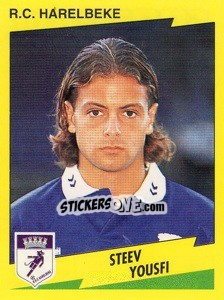 Figurina Steev Yousfi - Football Belgium 1997-1998 - Panini