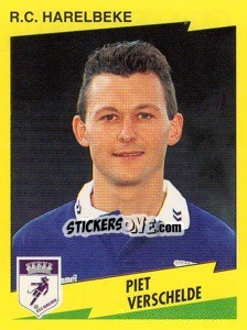 Figurina Piet Verschelde - Football Belgium 1997-1998 - Panini