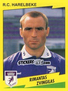 Cromo Rimantas Zvingilas - Football Belgium 1997-1998 - Panini
