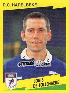 Sticker Joris De Tollenaere - Football Belgium 1997-1998 - Panini