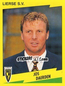 Sticker Jos Daerden (entraineur) - Football Belgium 1997-1998 - Panini