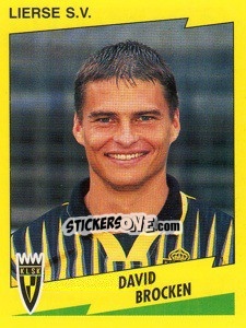 Sticker David Brocken - Football Belgium 1997-1998 n. 202 - Panini