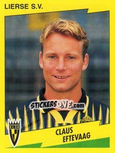 Figurina Claus Eftevaag - Football Belgium 1997-1998 n. 203 - Panini