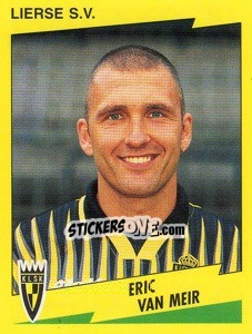 Sticker Eric Van Meir - Football Belgium 1997-1998 - Panini
