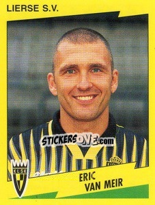 Sticker Eric Van Meir - Football Belgium 1997-1998 n. 204 - Panini