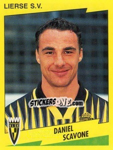 Figurina Daniel Scavone - Football Belgium 1997-1998 - Panini