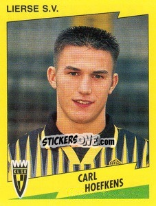 Sticker Carl Hoefkens - Football Belgium 1997-1998 n. 206 - Panini