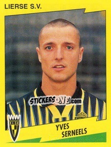 Figurina Yves Serneels - Football Belgium 1997-1998 - Panini