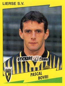 Cromo Pascal Bovri - Football Belgium 1997-1998 - Panini