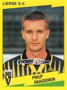 Sticker Philip Haagdoren - Football Belgium 1997-1998 - Panini