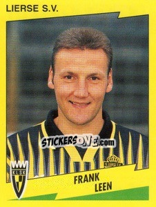 Figurina Frank Leen - Football Belgium 1997-1998 n. 210 - Panini