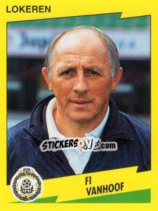 Sticker Fi Vanhoof (entraineur) - Football Belgium 1997-1998 - Panini