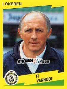 Sticker Fi Vanhoof (entraineur) - Football Belgium 1997-1998 n. 219 - Panini