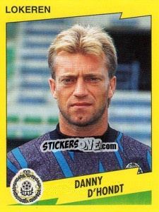 Sticker Danny D'Hondt - Football Belgium 1997-1998 n. 220 - Panini