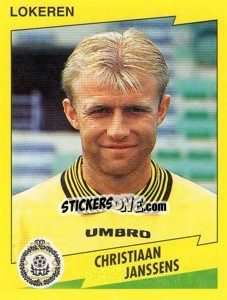 Cromo Christiaan Janssens - Football Belgium 1997-1998 n. 223 - Panini