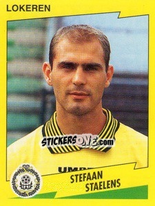 Sticker Stefaan Staelens - Football Belgium 1997-1998 n. 225 - Panini